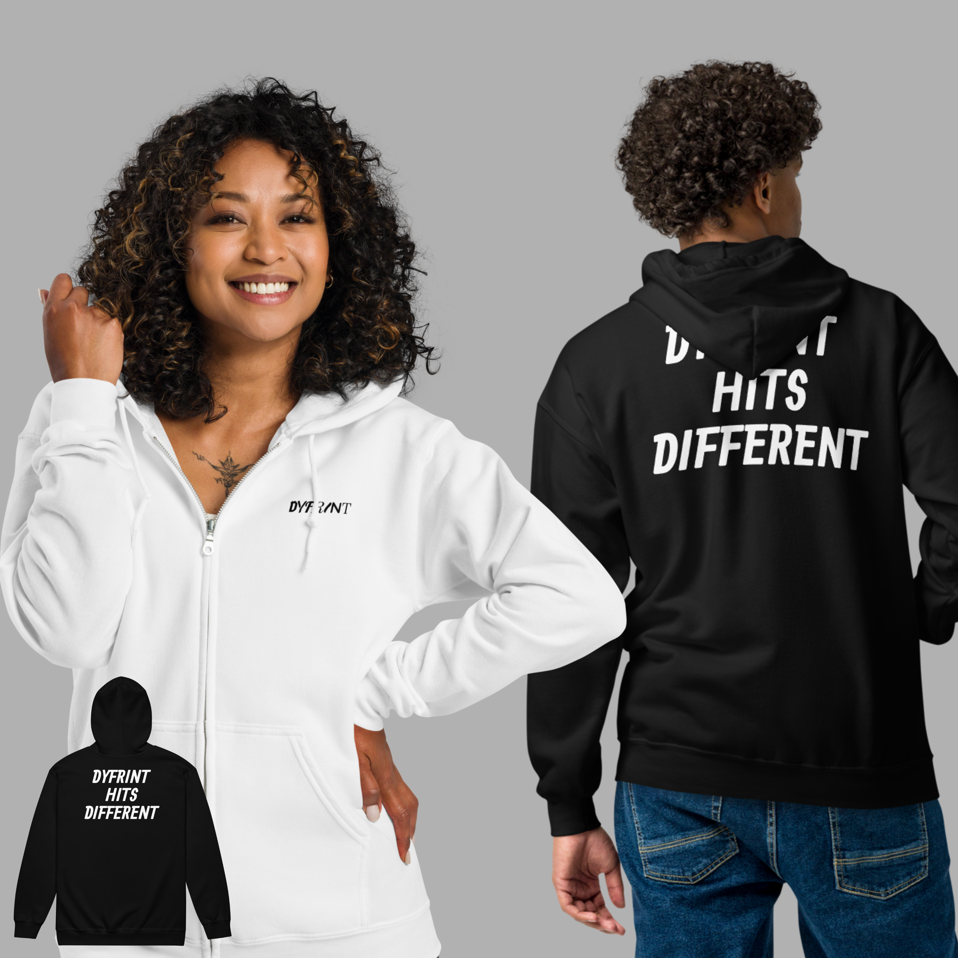 Black "Don't Be Afraid To Be You" Hoodie